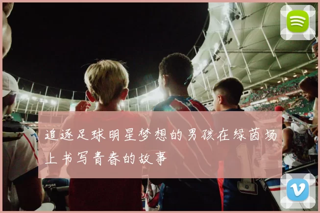 追逐足球明星梦想的男孩在绿茵场上书写青春的故事